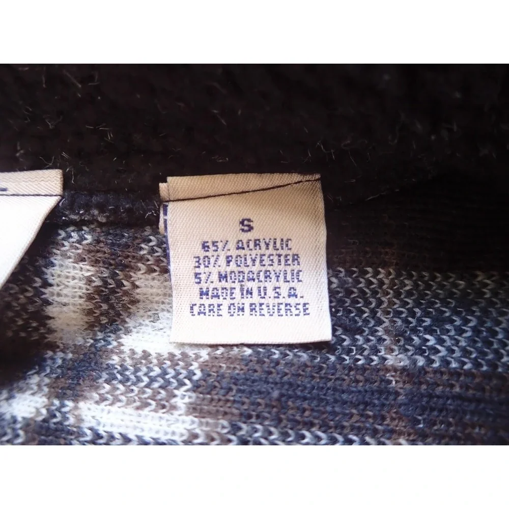 High Sierra Fleece Jacket‎ Boys Small Navy Blue Excellent Plaid Zip Up Outerwear